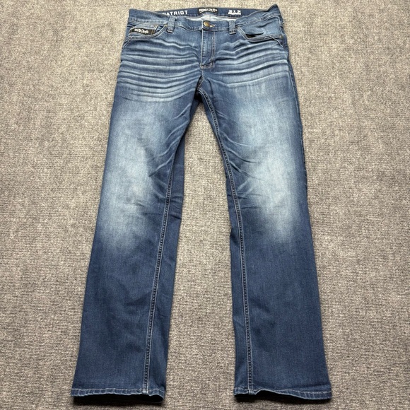 Howitzer Tactical Jeans Mens 38x34 Blue Bootcut Patriot Denim Stretch Military - Picture 1 of 15